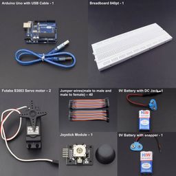 Control two Servo Motors using Joystick Module interfacing with Arduino Uno - KT842Control two Servo Motors using Joystick Module interfacing with Arduino Uno - KT842 image 1