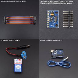 Measurement of Motion LSM303DLHC (GY-511) Sensor Module Interfacing With Arduino Uno - KT703Measurement of Motion LSM303DLHC (GY-511) Sensor Module Interfacing With Arduino Uno - KT703 image 4