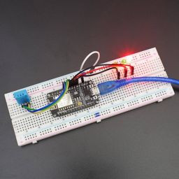 Make an IoT based Temperature Level Indicator using LEDs and DHT11 Module with ESP8266-12e Wi-Fi Board compatible with Arduino Uno - KT569Make an IoT based Temperature Level Indicator using LEDs and DHT11 Module with ESP8266-12e Wi-Fi Board compatible with Arduino Uno - KT569 image 1
