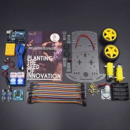 Make a Line Follower Robot Using L293D Motor Driver Module Interfacing with Arduino Uno Line Follower Robot Kit DIY Line Following Robot - KT682Make a Line Follower Robot Using L293D Motor Driver Module Interfacing with Arduino Uno Line Follower Robot Kit DIY Line Following Robot - KT682 image 3
