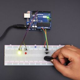 Control the LEDs using Hall Magnetic Sensor Module compatible with Arduino Uno - KT621Control the LEDs using Hall Magnetic Sensor Module compatible with Arduino Uno - KT621 image 1