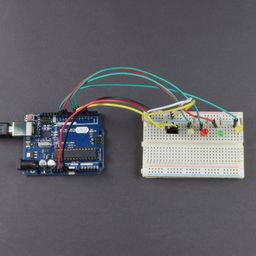 Control a led using infrared sensor and give command by IR Remote interfacing with Arduino Uno - KT929Control a led using infrared sensor and give command by IR Remote interfacing with Arduino Uno - KT929 image 1