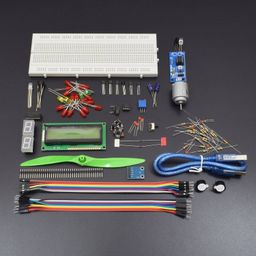 Project Starter Kit for Arduino UNO R3/Mega2560 With Breadboard, Lcd 1602, Buzzer, Motor etc- KT1010Project Starter Kit for Arduino UNO R3/Mega2560 With Breadboard, Lcd 1602, Buzzer, Motor etc- KT1010 image 1