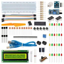 Project Starter Kit for Arduino UNO R3/Mega2560 With Breadboard, Lcd 1602, Buzzer, Motor etc- KT1010Project Starter Kit for Arduino UNO R3/Mega2560 With Breadboard, Lcd 1602, Buzzer, Motor etc- KT1010 image 2