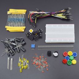 Electronic ComponentStarter Kit for Arduino Resistor, LED, Capacitor, Jumper Wires Kit with Retail Box - RS1141Electronic ComponentStarter Kit for Arduino Resistor, LED, Capacitor, Jumper Wires Kit with Retail Box - RS1141 image 5