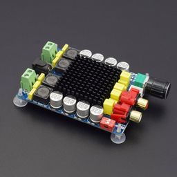 TDA7498 2X100W Dual Channel Class D Audio Amplifier Board, DC 24V Digital Stereo Power Amp Module for 8O Subwoofer- RS702TDA7498 2X100W Dual Channel Class D Audio Amplifier Board, DC 24V Digital Stereo Power Amp Module for 8O Subwoofer- RS702 image 1