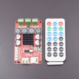 TPA3116 2x50W Bluetooth Digital Power Amplifier Board with Remote Control, Support FM/TF Card/USB Recording- RS1788TPA3116 2x50W Bluetooth Digital Power Amplifier Board with Remote Control, Support FM/TF Card/USB Recording- RS1788 image 1