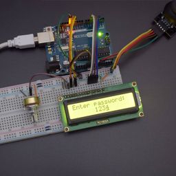 Access a 4 digit Passcode using joystick module and display the code on 16*2 Lcd interfacing with Arduino uno - KT986Access a 4 digit Passcode using joystick module and display the code on 16*2 Lcd interfacing with Arduino uno - KT986 image 5