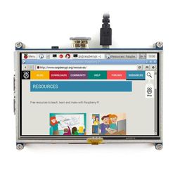 5 inch LCD Display 800x480 TFT Resistive Touch Screen Panel with HDMI Interface for Raspberry Pi 2, 3 & 4 Model B & B+ - RS168/RS1925 inch LCD Display 800x480 TFT Resistive Touch Screen Panel with HDMI Interface for Raspberry Pi 2, 3 & 4 Model B & B+ - RS168/RS192 image 2