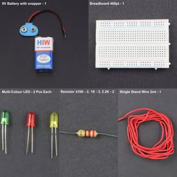 Make a battery level indicator using basic components -KT727Make a battery level indicator using basic components -KT727 image 1