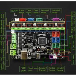 1.4 MKS Gen L V1.0 Mega2560 R3 RAMPS 3D Printer Controller Board - RS31351.4 MKS Gen L V1.0 Mega2560 R3 RAMPS 3D Printer Controller Board - RS3135 image 4