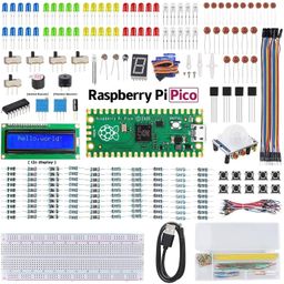 Raspberry Pi Pico Basic Starter Kit, One-Stop Learning Electronics and Programming - KT1289Raspberry Pi Pico Basic Starter Kit, One-Stop Learning Electronics and Programming - KT1289 image 1