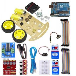 Make A Line Follower Robot Using L293D Motor Driver Module Interfacing With Arduino Uno- KT682-NMake A Line Follower Robot Using L293D Motor Driver Module Interfacing With Arduino Uno- KT682-N image 1