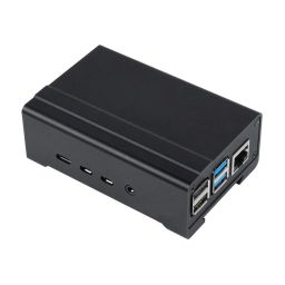 Aluminum Case for Raspberry Pi 4 with Cooling Fan and Heatsinks DIN Rail Mount - RS2443Aluminum Case for Raspberry Pi 4 with Cooling Fan and Heatsinks DIN Rail Mount - RS2443 image 2