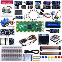 Raspberry Pi PicoSensor Kit , Raspberry Pi Pico, Breadboard, I2C 1602 LCD Display Module, MAX7219 8x32 Dot Matrix - KT1302Raspberry Pi PicoSensor Kit , Raspberry Pi Pico, Breadboard, I2C 1602 LCD Display Module, MAX7219 8x32 Dot Matrix - KT1302-16
