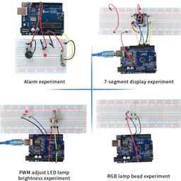 Scratch Starter Kit,Super Base Kit for Arduino Smd UNO R3 ATmega328P with 15 Lessons Tutorial - B09SQ9MXM5Scratch Starter Kit,Super Base Kit for Arduino Smd UNO R3 ATmega328P with 15 Lessons Tutorial - B09SQ9MXM5 image 4