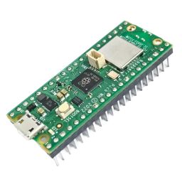 Raspberry Pi Pico W with Headers Soldered and USB Cable image 1