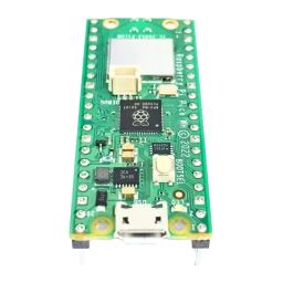 Raspberry Pi Pico W with Headers Soldered and USB Cable image 2