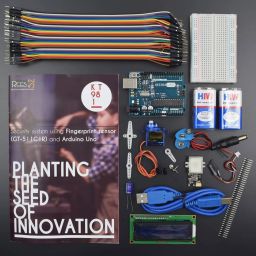 Security system using Fingerprint sensor (GT-511C1R) and Arduino Uno - KT981Security system using Fingerprint sensor (GT-511C1R) and Arduino Uno - KT981 image 1
