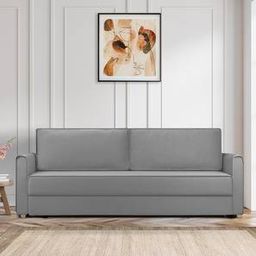 home lifestylez Leon 3 Seater Fold Out Sofa cum Bed In Grey Colour-picture-41