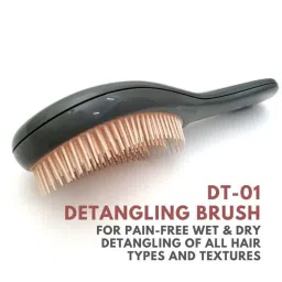 Alan Truman DT-01 Detangling Brush - Grey Pink-picture-19