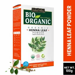 Indus Valley Bio Organic Henna Leaf Hair Color Powder (Lawsonia Inermis)-picture-41