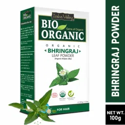 Indus Valley Bio Organic Bhringraj Leaf Hair Color Powder-picture-38