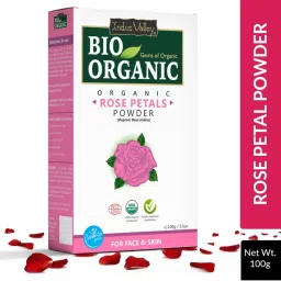 Indus Valley Bio Organic Rose Petals Powder for Skin Care with Vitamin A & C for Glow & Brightness-picture-38