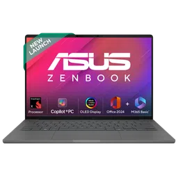ASUS Zenbook A14 Snapdragon X X1 26 100 Ultra Thin Laptop (16GB, 512GB SSD, Windows 11 Home, 14 inch WUXGA OLED Display, MS Office Home 2024, Iceland Gray, 0.98 KG)-image-60