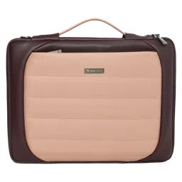 Dr. Vaku Lasa Chivelle Vegan Leather Laptop Sling Bag for 13 & 14 Inch Laptop (Water Resistant, Cherry/Pink)-image-65