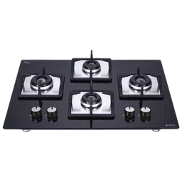 Elica FLEXI HCT 460 DX LOTUS BK 4 Burner Automatic Hob (Cast Iron Grid, Black)-picture-25
