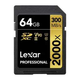 Lexar Professional 2000x GOLD Series SDXC/SDHC 64GB Class 10 300MB/s Memory Card-18