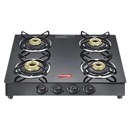 Prestige Marvel Plus Toughened Glass Top 4 Burner Manual Gas Stove (Ergonomic Knob, Black)-image-36
