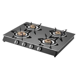 KAFF CTAI 63 4B Toughened Glass Top 4 Burner Automatic Gas Stove (Heavy Duty Pan Support, Black)-68