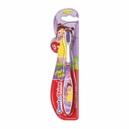 Dentoshine Comfy Grip Toothbrush For Kids (ages 5+) - Purple-picture-0
