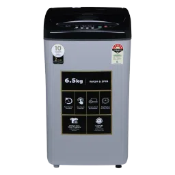 Croma 6.5 kg 5 Star Fully Automatic Top Load Washing Machine (CRLW065FAF264504, Lint Filter, Inox Grey)-picture-23