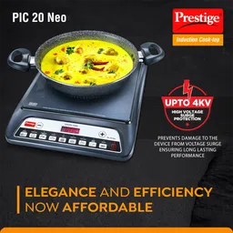Prestige PIC 20 NEO 1600W Induction Cooktop with 8 Preset Menus image 3