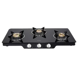 Elica Patio ICT 773 DT SERIES Toughened Glass Top 3 Burner Manual Gas Stove (Rust Resistant, Black)-picture-18
