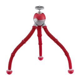 JOBY PodZilla 25cm Adjustable Tripod for Mobile and Camera (360 Degree GripTight, Red)-1