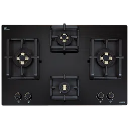 elica FLEXI DFS PRO AB 4B 70 DX Glass Top 4 Burner Automatic Hob (Cast Iron Pan Support, Black)-image-76