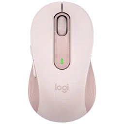logitech Signature M650 Wireless Optical Performance Mouse with Customizable Buttons (4000 DPI Adjustable, Multi Device Connectivity, Rose)-0