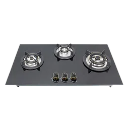 Kutchina Flamma 3B Eco 78 Tempered Glass Top 3 Burner Automatic Hob (Multi Flame Burner, Black)-50