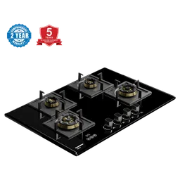 Crompton Optime Toughened Glass Top 4 Burner Automatic Hob (3D Flame Technology, Midnight Black)-image-16