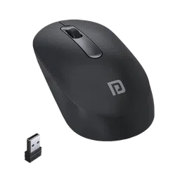 PORTRONICS Toad 13 Wireless Optical Mouse (1200 DPI, Contoured Design, Black)-picture-25