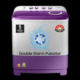 SAMSUNG 7 kg 5 Star Semi Automatic Washing Machine with Double Strong Pulsator (WT70M3000UU/TL, Light Gray & Voilet)-picture-25