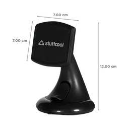 stuffcool Mag Hold Car Mount for Mobile (Cradle Free Design, Black) image 2
