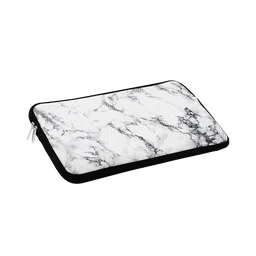 macmerise Marble Neoprene Laptop Sleeve for 15 Inch Laptop (Water Resistant, White Luna)-image-8
