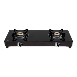 Elica 662 CT VETRO Toughened Glass Top 2 Burner Manual Gas Stove (Round Euro Coated Grid, Black)-image-54