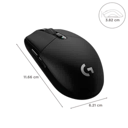 logitech G304 Wireless Optical Gaming Mouse (12000 DPI Adjustable, HERO Sensor, Black) image 3