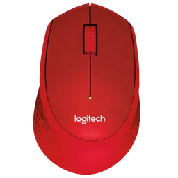 logitech M331 Plus Wireless Optical Mouse with Silent Click Buttons (1000 DPI, Plug & Play, Red)-13